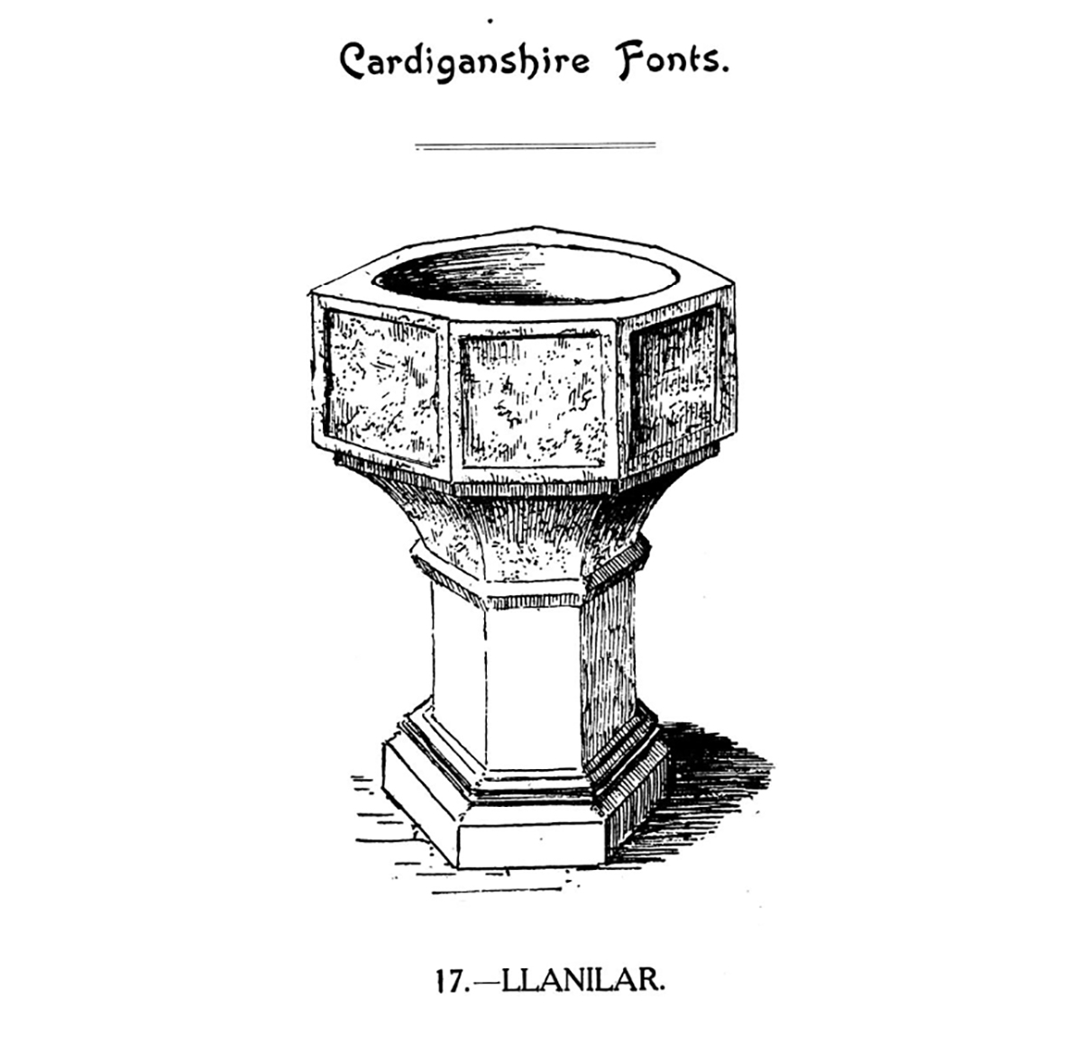 Cardiganshire Fonts - Llanilar