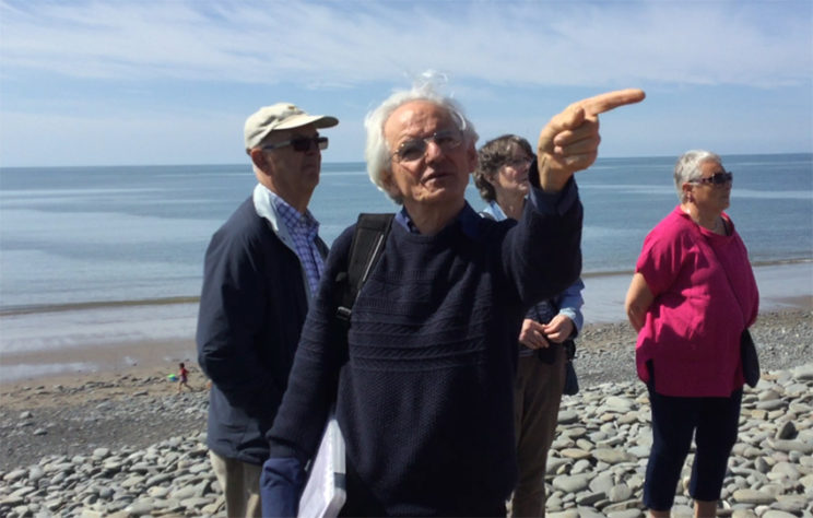 Michael Freeman explains about the interesting Archaeology found in Llanrhystud