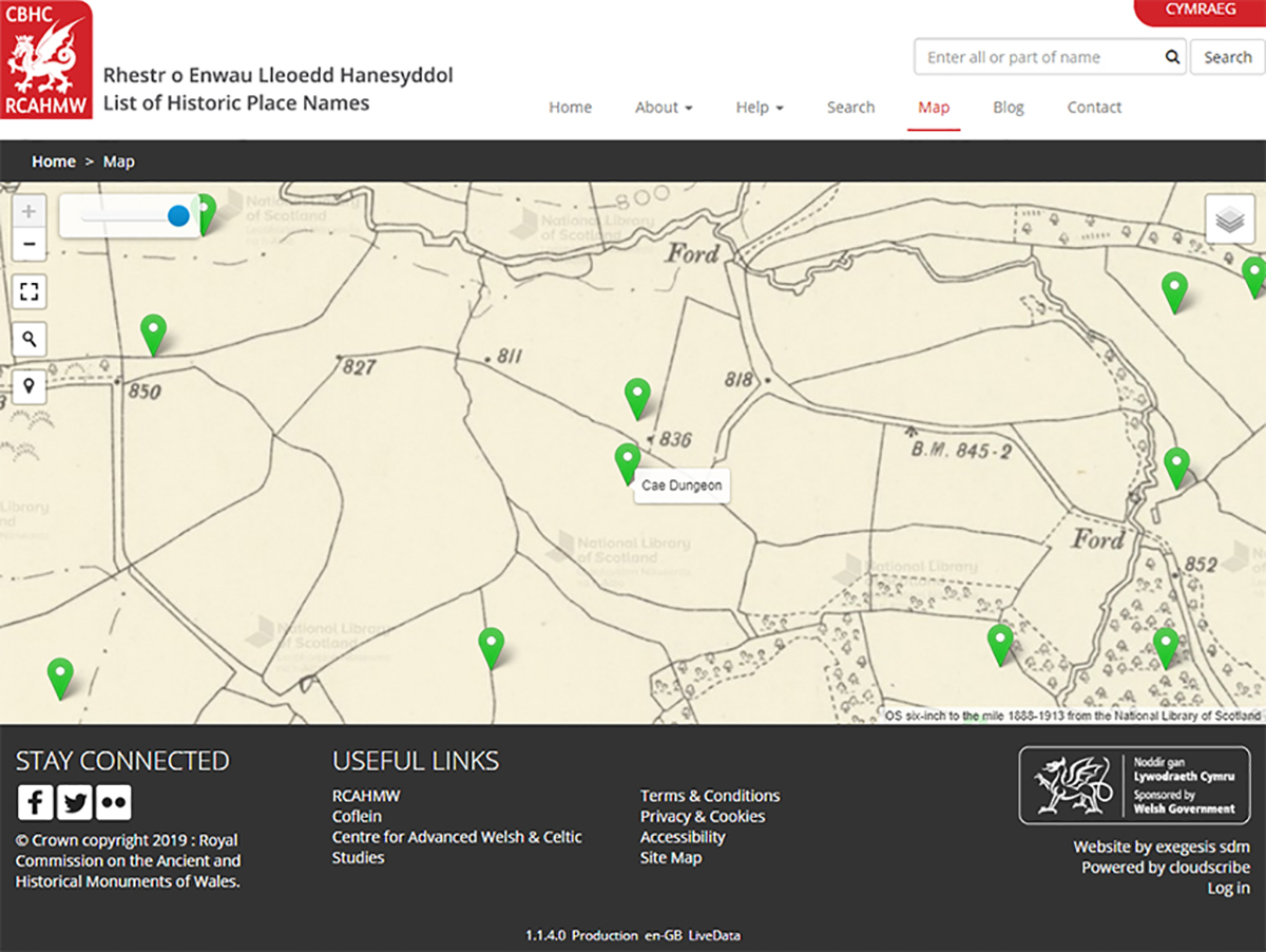 List of Historic Place Names – CEREDIGION HISTORICAL SOCIETY