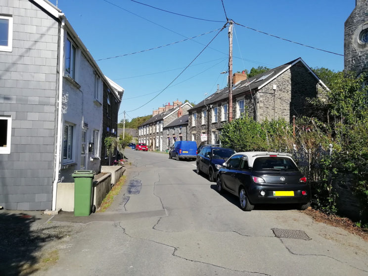 North view of Tre'r Ddôl street North Road – Discover the archaeology, antiquities and history of Ceredigion